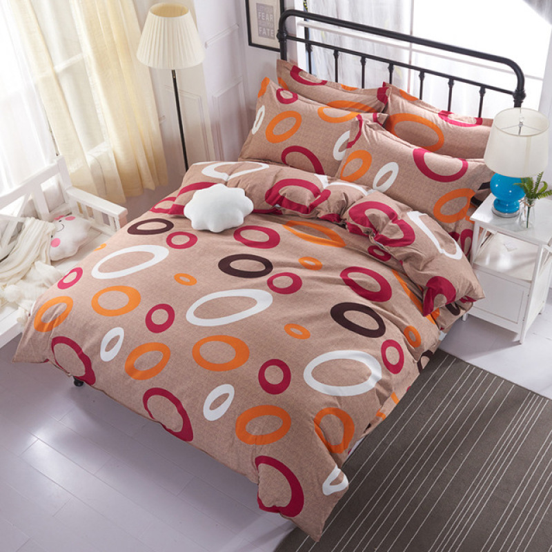 Cheap Pink Flower Bed Sheet Set,Bedroom Set Queen Bed#