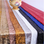 2019 Gold Table Runners Wedding, Wholesale Glitter Sequin Rose Gold Table Runner/