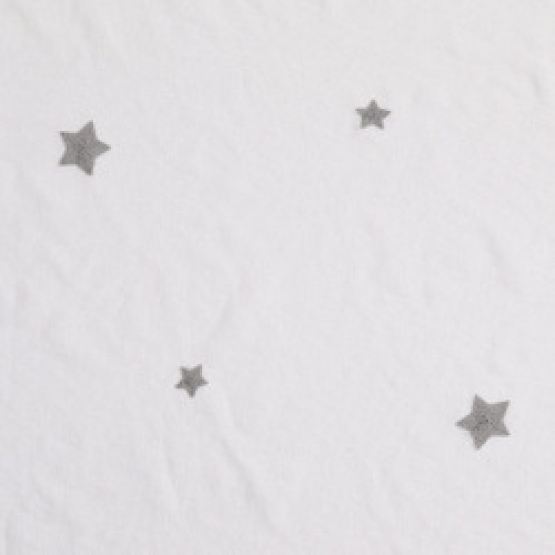 Elegant Star Light Transmission Embroidered Curtain For Living Room