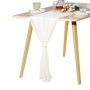 High Quality Chiffon Table Decoration Rustic Chic Wedding Reception Table Runner For Boho Bridal Shower Party Decorations