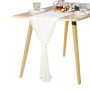 High Quality Chiffon Table Decoration Rustic Chic Wedding Reception Table Runner For Boho Bridal Shower Party Decorations