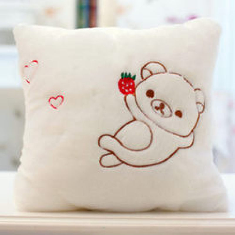 Customizable Led Coloured Lights Pillow Case,Luminous Crystal Super Velvet Cushion Cover$