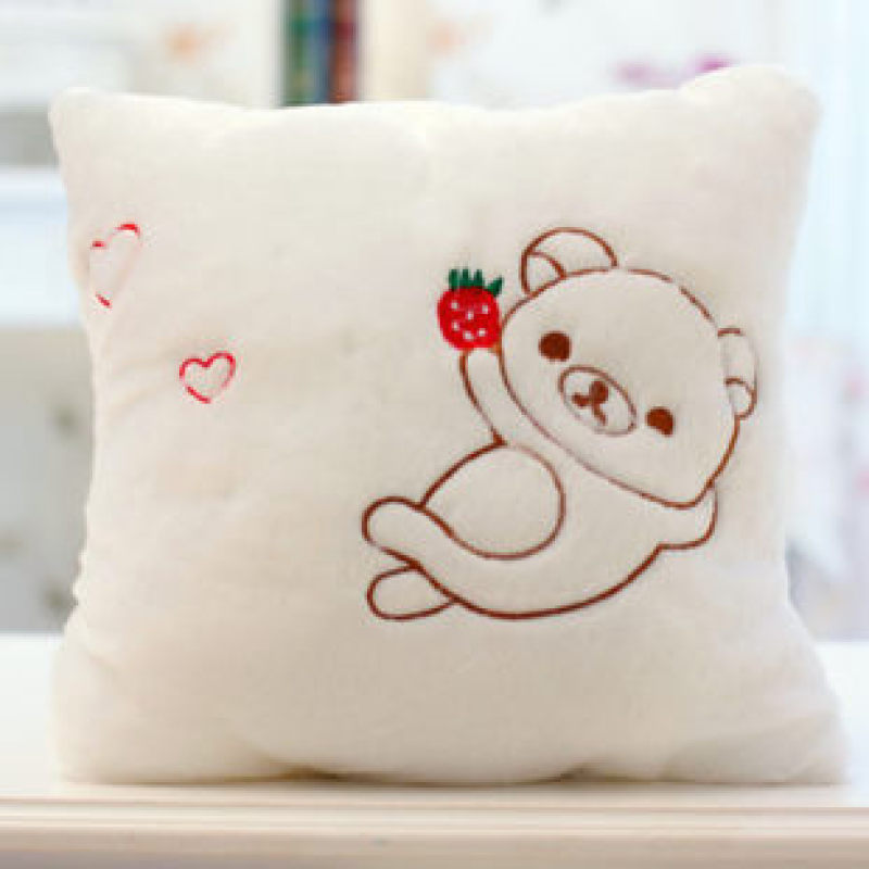 Customizable Led Coloured Lights Pillow Case,Luminous Crystal Super Velvet Cushion Cover$