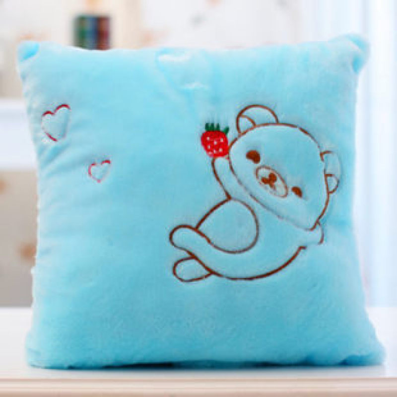 Customizable Led Coloured Lights Pillow Case,Luminous Crystal Super Velvet Cushion Cover$