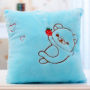 Customizable Led Coloured Lights Pillow Case,Luminous Crystal Super Velvet Cushion Cover$