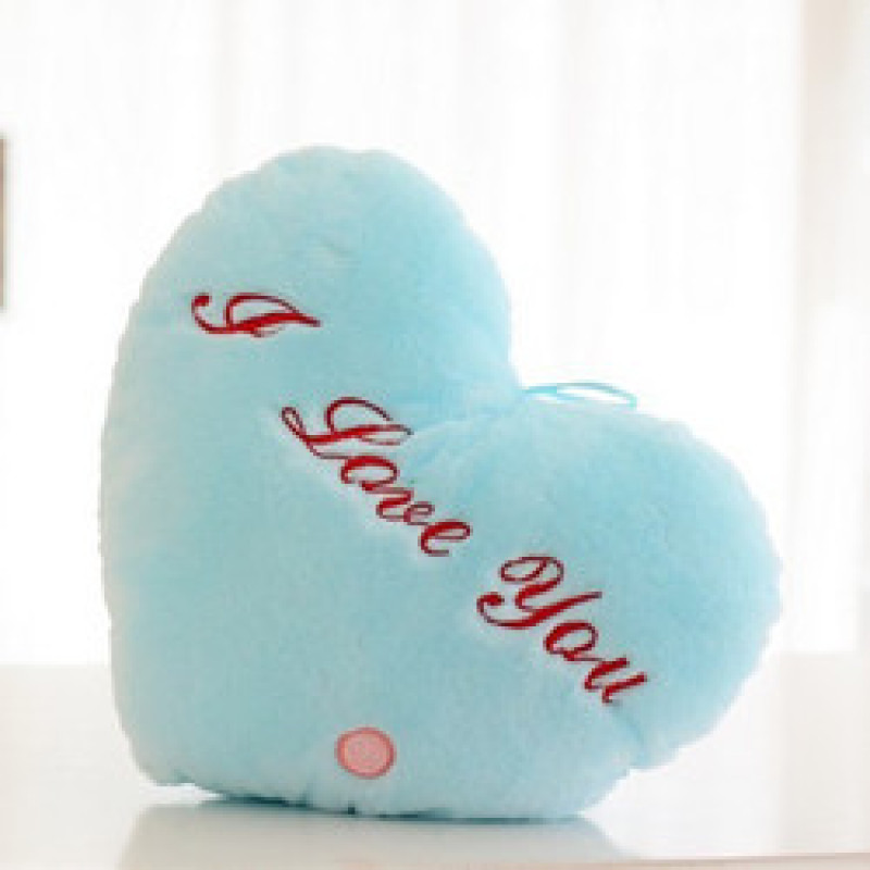 Customizable Led Coloured Lights Pillow Case,Luminous Crystal Super Velvet Cushion Cover$