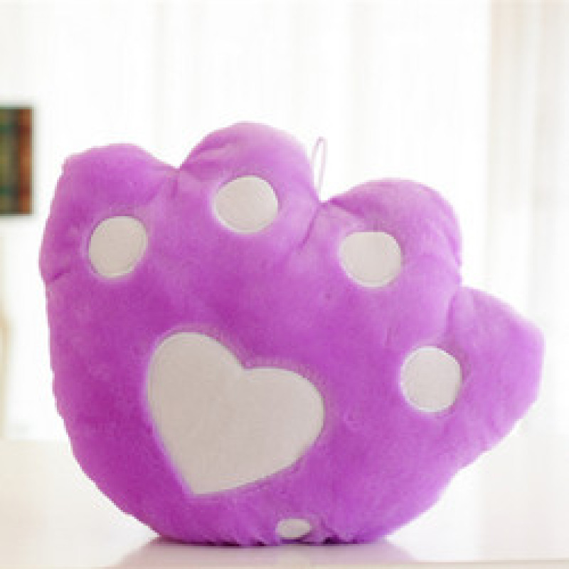 Customizable Led Coloured Lights Pillow Case,Luminous Crystal Super Velvet Cushion Cover$
