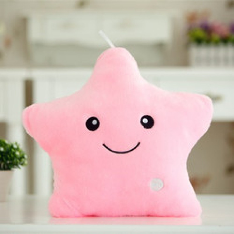 Customizable Led Coloured Lights Pillow Case,Luminous Crystal Super Velvet Cushion Cover$