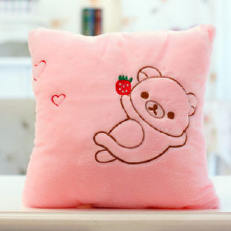 Customizable Led Coloured Lights Pillow Case,Luminous Crystal Super Velvet Cushion Cover$