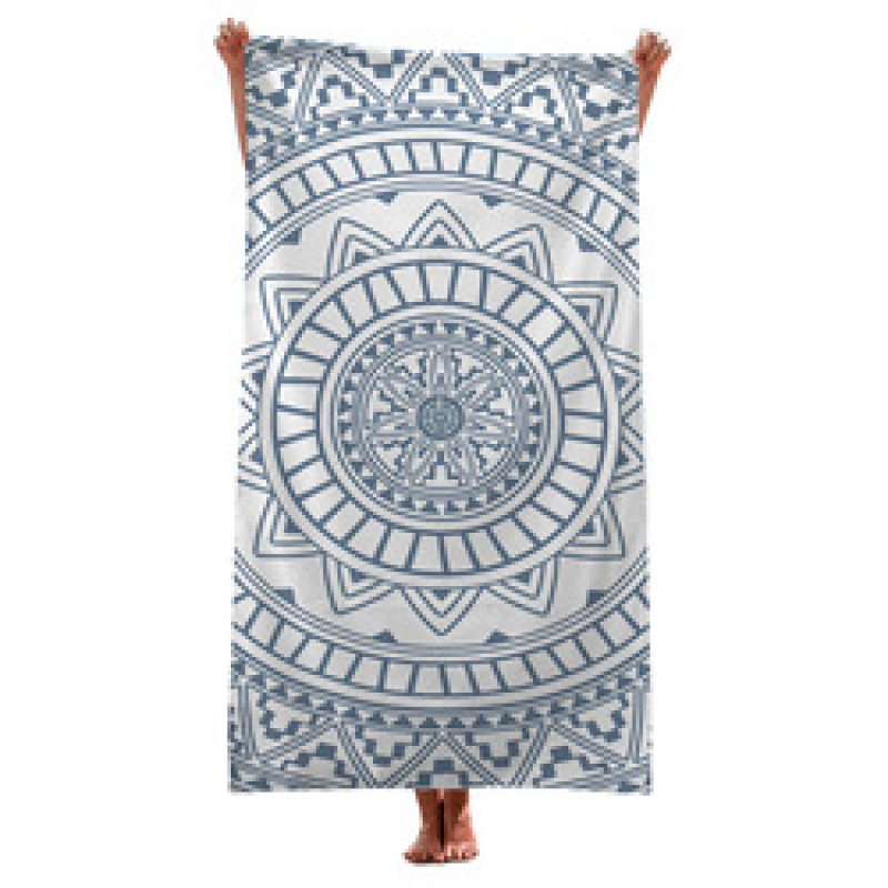 Boho Mandala Microfiber Beach Towel,  Print Poncho, Sand Free Beach Towel#