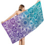 Boho Mandala Microfiber Beach Towel,  Print Poncho, Sand Free Beach Towel#