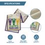 Beads Happy Mardi Gras Carnival Table Runner, Seasonal Holiday Kitchen Dining Table Decoration for Indoor Outdoor Home#