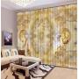 Custom 3d Window Curtains European Angel Pattern 3D Luxury Curtains for Livingroom,3D Voile White Cortina Rideaux/
