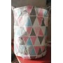 Dirty Laundry Cotton 40*50cm Linen Foldable Round Waterproof Organizer Bucket Clothes Toys Large Capacity Home Storage Basket
