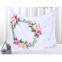 Wholesale Custom Print Milestone Photography Background, Hot Selling Montly Baby Soft Blanket/