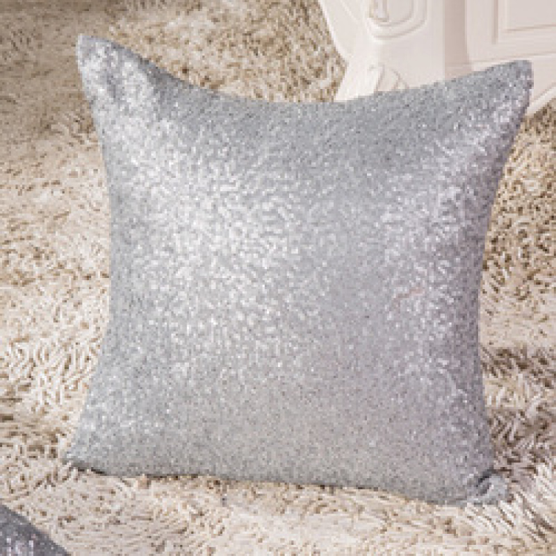 Wholesale Decorative Bling Cushion Cover For Sofa, Sequin Polyester Throw Pillow Cases/
