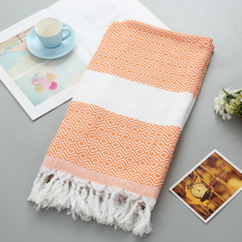 Bohomia Style Turkish Bath Towel, Plus Size Cotton Polyester Beach Towels#