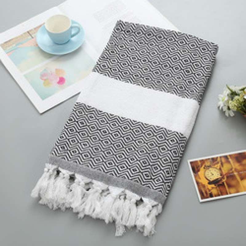Bohomia Style Turkish Bath Towel, Plus Size Cotton Polyester Beach Towels#