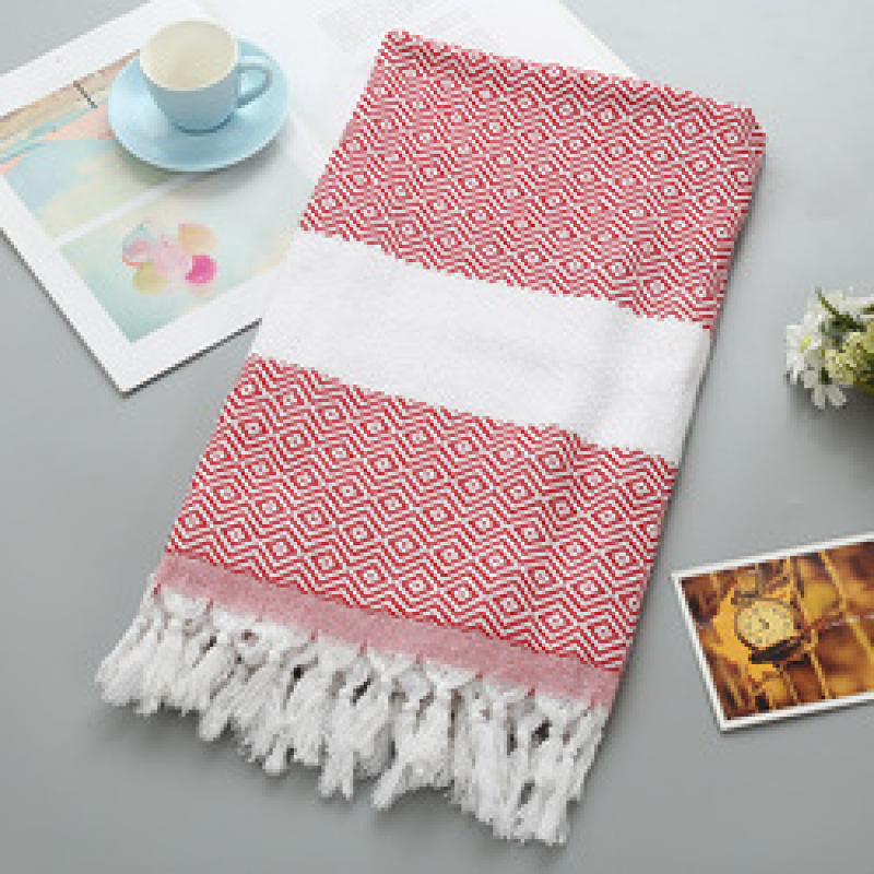 Bohomia Style Turkish Bath Towel, Plus Size Cotton Polyester Beach Towels#