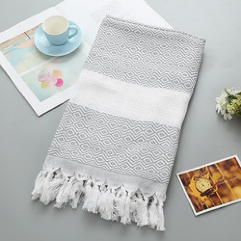 Bohomia Style Turkish Bath Towel, Plus Size Cotton Polyester Beach Towels#