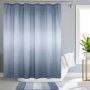 Customized Gradient Shower Curtain Waterproof Colorful Blue Purple Bath Curtain With 12 Hooks For Bathroom Decor cortina