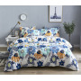 Wholesale Fashion White Flower Pattern 100% Cotton Yellow Bedding Sets, Stock Cheap 3 Pc King Size Soft Bedding Set/