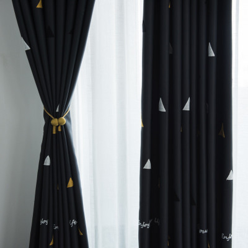 Super Soft Bedroom  Embroidery Curtains, Latest Curtain Fashion Designs Blackout Gardinen Aus Polen#