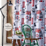 London Style Blackout Curtains For Living Room Bedroom,Children Boys Girls Cartoon Window Shade Screens/