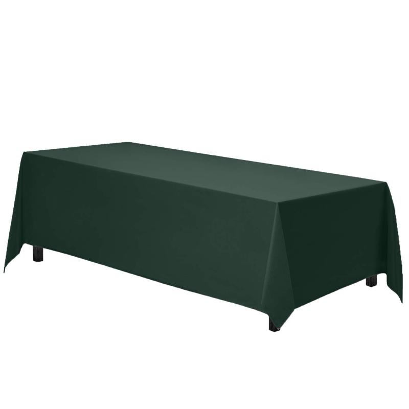 Finished Product Sales wholesale green rectangular  tablecloth for buffet, parties, holiday dinners, weddings