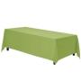 Finished Product Sales wholesale green rectangular  tablecloth for buffet, parties, holiday dinners, weddings