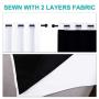 Products Supply 2 layers Curtain Fabric , Latest Curtain Fashion Designs Blackout  Curtain Panel/
