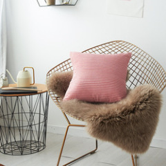 Wholesale 45Cm X 45Cm Pure Colors Corduroy Decorative Pillow Case, Cushion Cover For Sofa Seat$