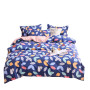 Leaf Print Bedding Set,King Size Printed Bedding Set#