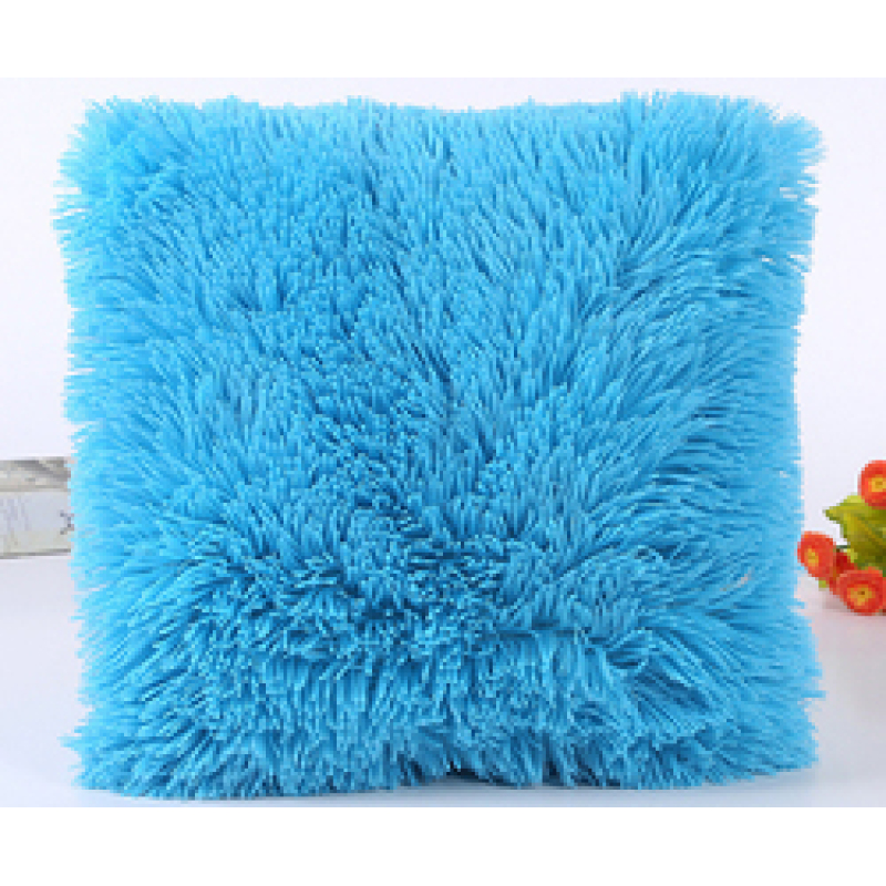 Merino Style Faux Fur Throw Pillow Case Cushion Cover For Car Seat/
