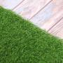 Wholesale Environmental Friendly New Design Vivid Green Grass Style Rectangle Table Runner For Kitchen Park Picnic