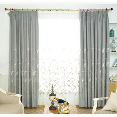 Textiles Beautiful Living Room Blackout Piece Sale Embroidered Sheer Fabric Curtain