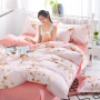 4 Pcs Winter Bedding Comforter Sets, Cheap Printed Cotton Bed Sheet Sets Bedding/