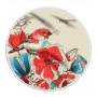 Custom Microfiber Beach Towel Cleaning Cloth, Round Oil Painting Oversized Tassel Beach Towel#