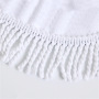 Custom Microfiber Beach Towel Cleaning Cloth, Round Oil Painting Oversized Tassel Beach Towel#