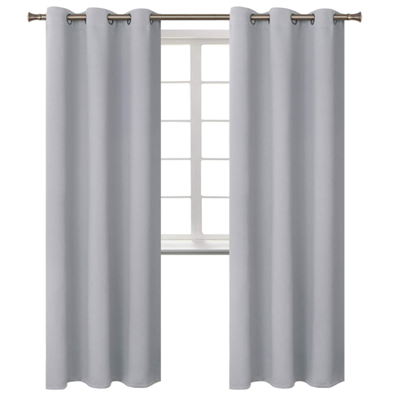 100% Blackout 3 Pass Fabric, Elegant Curtains For The Living Room Custom Made/