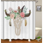 Decorative Print Waterproof Colorful Funny bath shower curtains custom designer polyester bathroom shower curtain