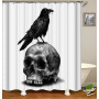 Decorative Print Waterproof Colorful Funny bath shower curtains custom designer polyester bathroom shower curtain