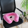 Solid Color America Slow rebound to correct sitting posture memory cotton U shape Seat cushion beauty hip Chair cushion cover