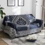 Home Goods Double Sided Knitted Sofa Cover Throw Blanket, Cozy Living Room Throw Sofa Blankets With Tassels/