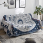Home Goods Double Sided Knitted Sofa Cover Throw Blanket, Cozy Living Room Throw Sofa Blankets With Tassels/