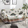 Home Goods Double Sided Knitted Sofa Cover Throw Blanket, Cozy Living Room Throw Sofa Blankets With Tassels/