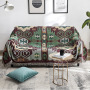 Home Goods Double Sided Knitted Sofa Cover Throw Blanket, Cozy Living Room Throw Sofa Blankets With Tassels/