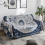 Home Goods Double Sided Knitted Sofa Cover Throw Blanket, Cozy Living Room Throw Sofa Blankets With Tassels/