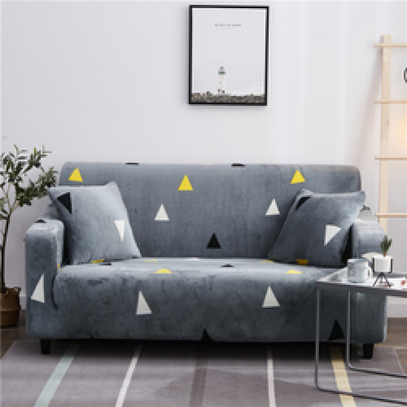 Hot sale velvet sofa cover,simple style three-seat sofa cover#