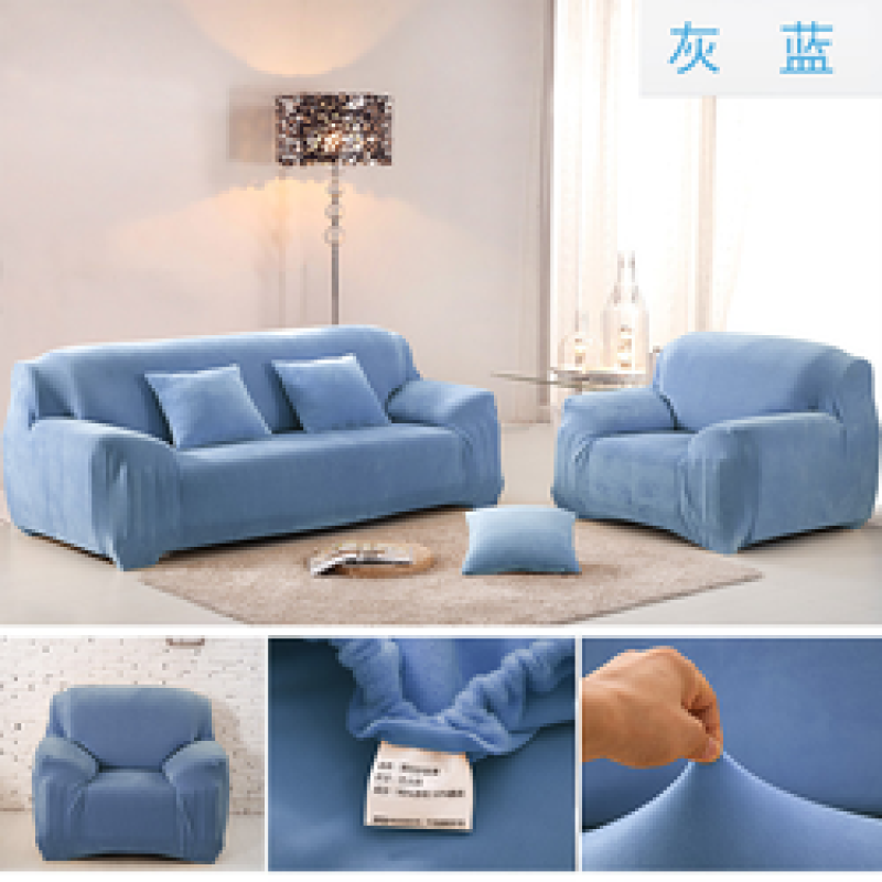 Hot sale velvet sofa cover,simple style three-seat sofa cover#